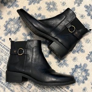 Anne Klein leather booties